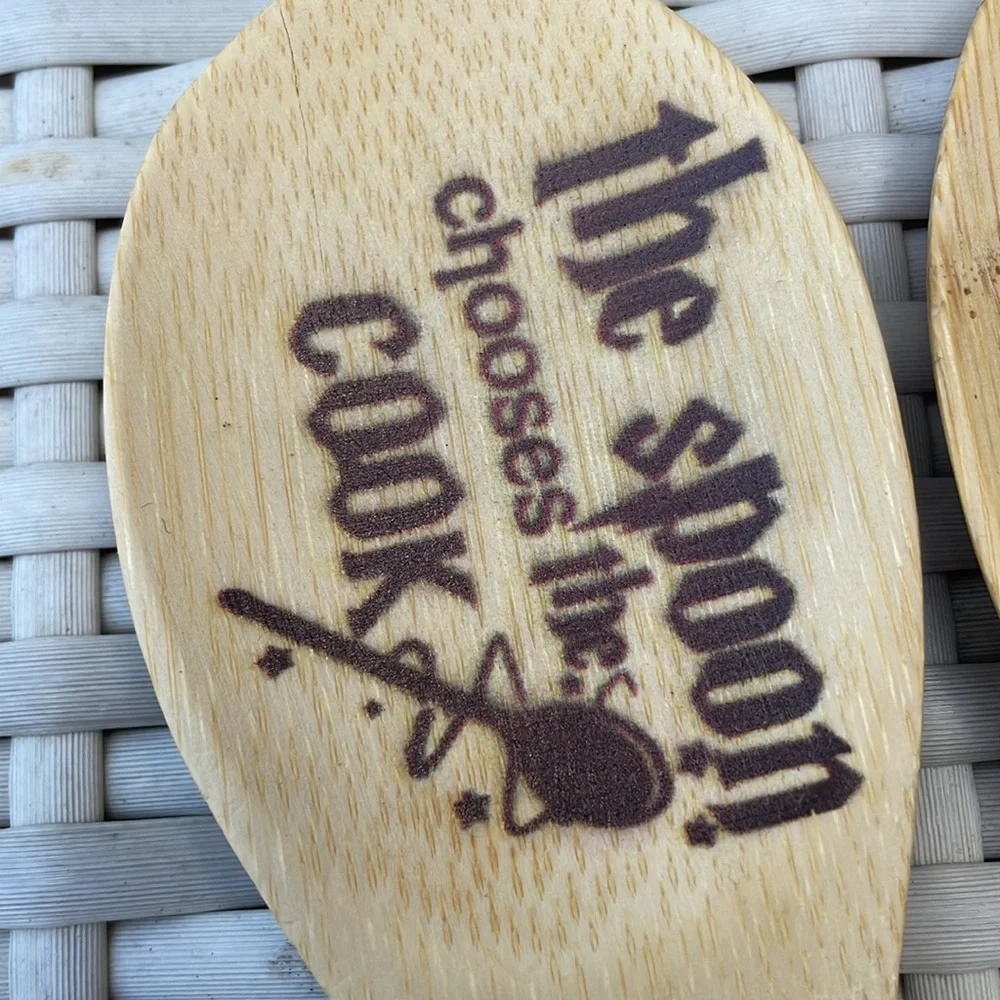NEW- Wizard's Kitchen Spoons- 3 Piece Bamboo Spoon Set